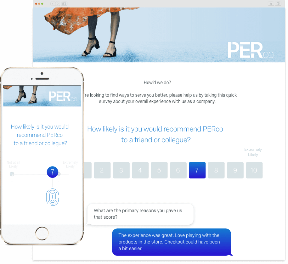 screenshot of XM for Customer Experience